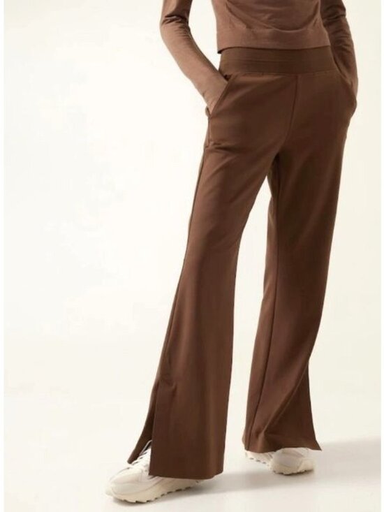 Athleta Pants - Athleta Venice High Rise Flare Pant S Mahogany Brown Wide Leg HTF color